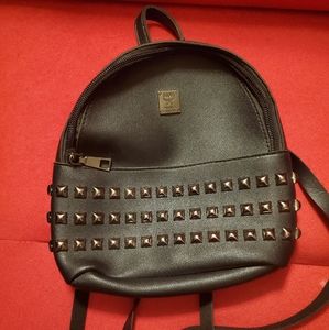 Black Mini Backpack